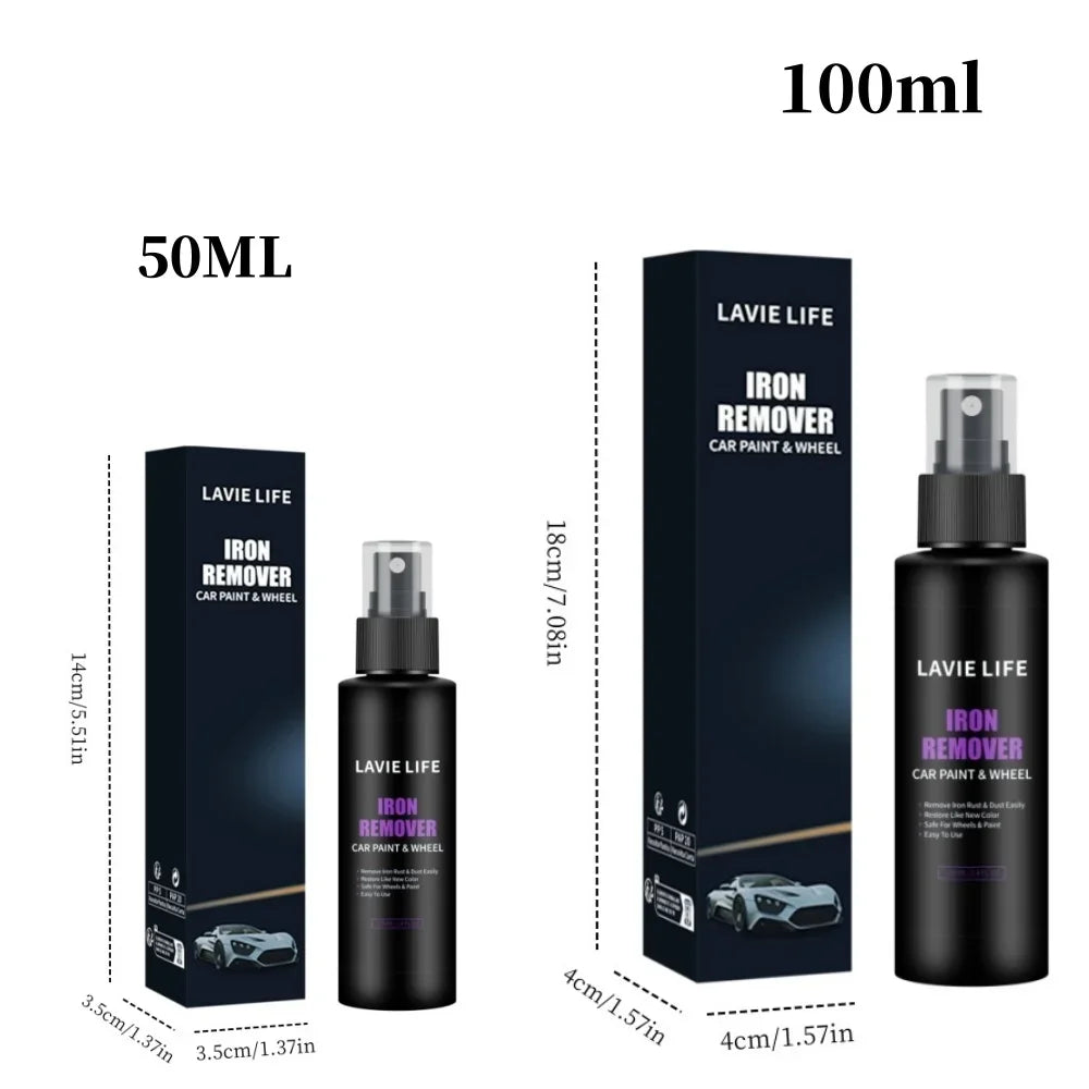 Spray Removedor de Oxido y Polvo de Frenos para Pintura y Ruedas | 50ml/100ml JB-XPCS 18